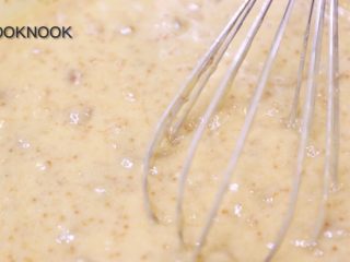 15、太妃糖酱无花果蛋糕,再次搅拌均匀.