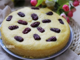 14、玉米面发糕,脱模装盘