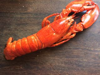 1、龙虾披萨,网购的海鲜礼盒里有只熟冻的波士顿龙虾太小了