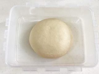 4、牛奶炼乳蔓越莓软欧,把揉好的面团取出滚圆，在28度左右的环境中进行基础发酵。