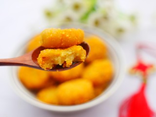 12、香酥绿豆饼,来一口。