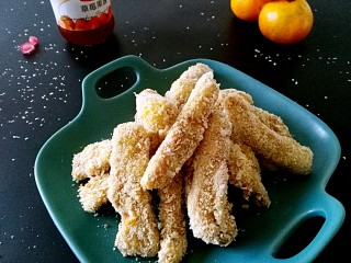 15、奶香鸡柳（烤箱版）,好吃不油腻，萱宝沾果酱吃光光