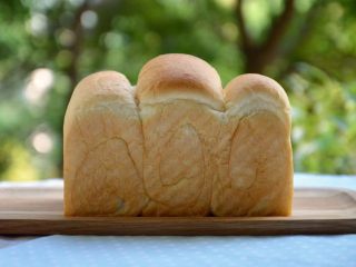 13、北海道吐司（70%冷藏中种）,烤箱预热180度，无需刷蛋液，不用盖子，中下层烤40分钟