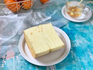 16、橙香戚风蛋糕,成品图