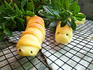 17、毛毛虫面包,有点丑丑哒！
