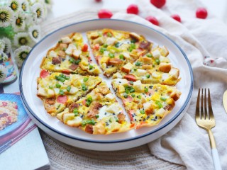 13、冬至美食 吐司披萨,超香。