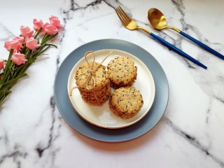 16、麦片芝麻核桃酥,酥香可口。