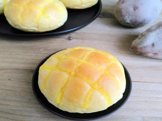 14、 红薯小面包,成品图