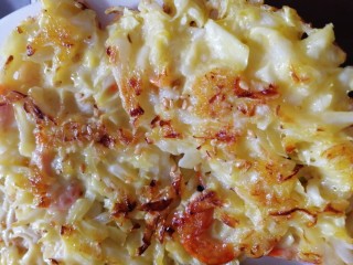 13、鸡蛋卷心菜饼,出锅。