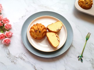 13、蔓越莓玛德琳蛋糕,完美的蔓越莓玛德琳蛋糕。