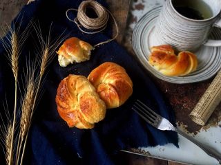 23、椰蓉面包,成品图；