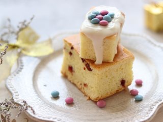 15、椰蓉戚风蛋糕,椰蓉香浓的蛋糕