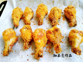 12、烤箱~孜然鸡翅根,烤好，好了，取出，想吃了