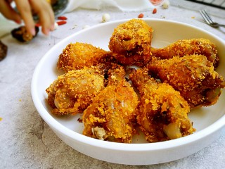 14、烤箱~孜然鸡翅根,撒孜然粒，更香