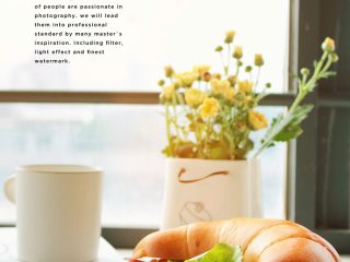 18、牛角汉堡,再配上一杯热牛奶