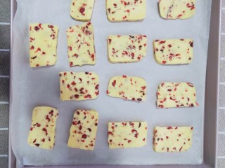 12、蔓越莓饼干,切片0.7厘米厚左右