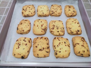 14、蔓越莓饼干,香喷喷的蔓越莓饼干就好了