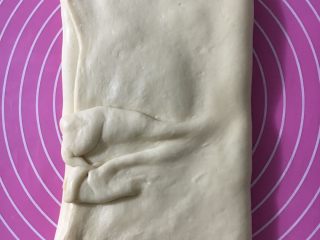 22、手撕椰蓉吐司,再折起三分之一