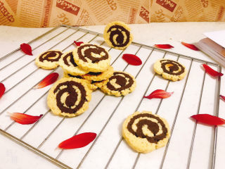 20、巧克力螺旋饼干,成品图！