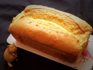 20、玉枕蛋糕+花生味,完美的玉枕蛋糕就出来了。