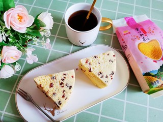 20、蔓越莓小米蒸糕,成品图！