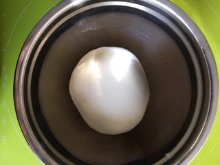 6、鲜肉包子,做包子皮：面粉内倒入干酵母，一边倒入清水一边用筷子搅拌，搅拌成棉絮状，然后揉成光面团，盖上湿毛巾，温暖处发酵1个小时左右