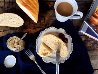 15、法式蓝带面包,成品图;