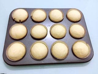 13、纸杯小面包,再次发酵两倍大