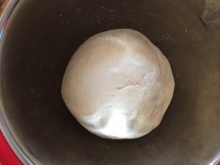 6、大白馒头,面包机和好后拿出，再手揉光滑成面团