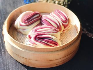 44、双色花卷,特别喜欢闻淡淡的酵母的清香