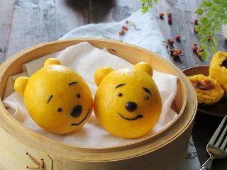 19、维尼豆沙馒头,瞧这两只熊真是萌呆了
