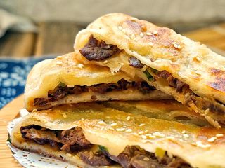 15、牛肉飞饼,近看