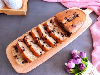 13、香蕉巧克力豆蛋糕,成品