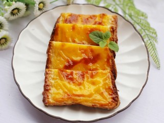 15、脆底芝士蜂蜜吐司,保证你喜欢。