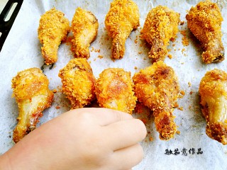 13、烤箱~孜然鸡翅根,女儿忍不住了