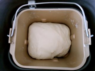 3、 韩国烤馒头,发至1.5倍大即可