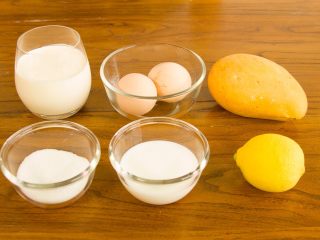 4、冰淇淋三明治,芒果冰淇淋材料步骤如下