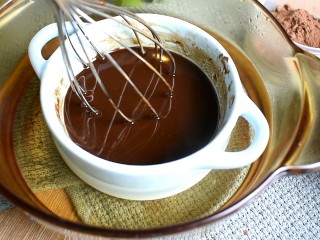 3、巧克力布朗尼,一直搅至二者充分融合