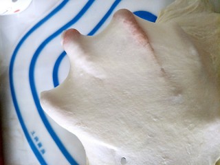 4、椰蓉面包,用各种办法揉出手套膜，然后25度室温发酵至两倍大