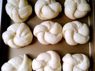 13、花环面包,发酵至2倍大