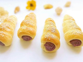 18、紫薯芋泥螺卷包,成品图！