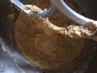 5、百变水果#巧克力橙味饼干#,搅拌