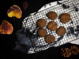 17、百变水果#巧克力橙味饼干#,出炉