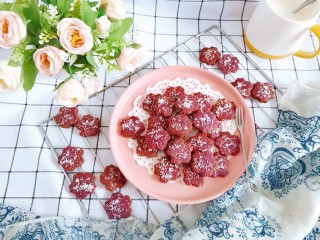 22、紫薯椰蓉饼干,成品图！