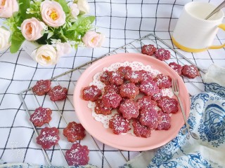 23、紫薯椰蓉饼干,成品图！