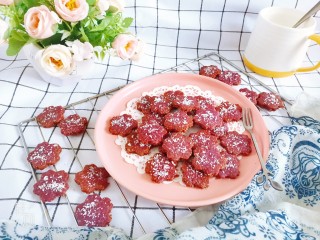 24、紫薯椰蓉饼干,成品图！