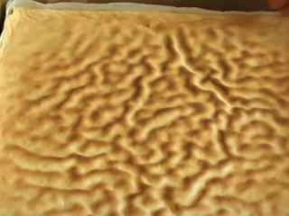 20、虎皮蛋糕卷,烤好后同样放凉备用