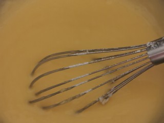 5、柠檬低糖蛋糕卷????,搅拌均匀的蛋黄糊