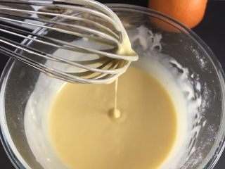 7、橙子蛋糕卷,搅拌均匀无颗粒 放一旁备用