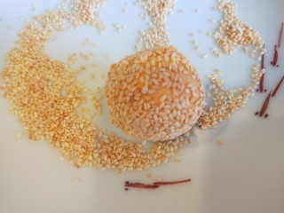 15、脆皮南瓜饼,白芝麻里打个滚。